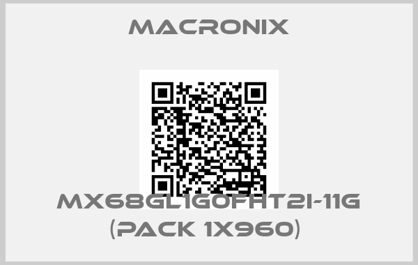 Macronix-MX68GL1G0FHT2I-11G (pack 1x960) 