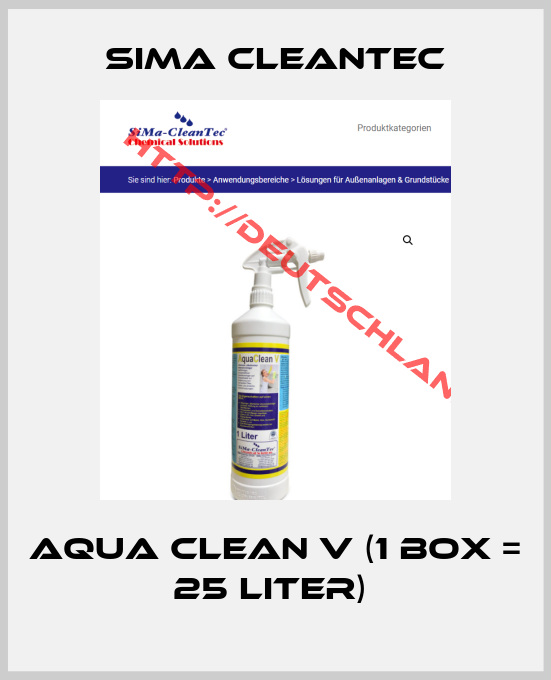 SiMa Cleantec-Aqua Clean V (1 box = 25 Liter) 