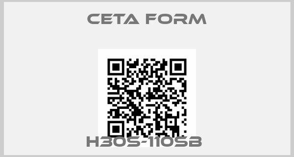 CETA FORM-H30S-110SB 