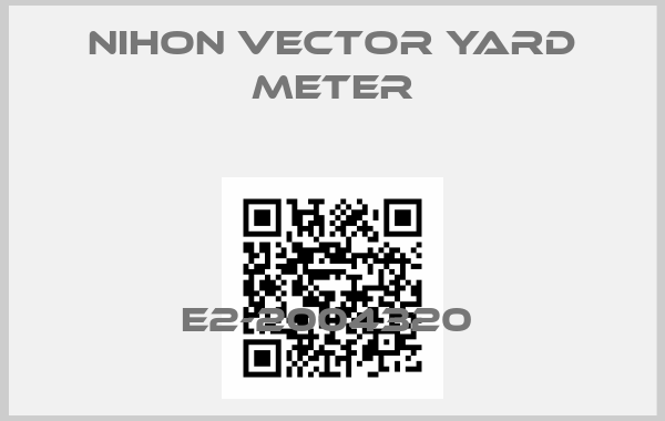NIHON VECTOR YARD METER-E2-2004320 