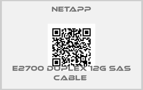 NetApp-E2700 DUPLEX 12G SAS cable 