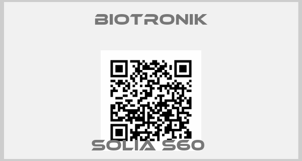 Biotronik-Solia S60 