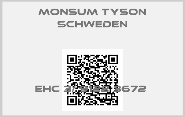 Monsum Tyson Schweden-EHC 3/ 9122 3672 