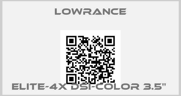 Lowrance-ELITE-4X DSI-COLOR 3.5" 