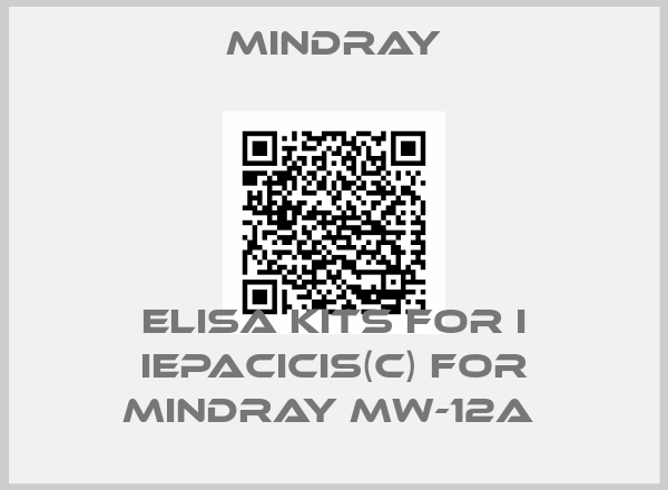 Mindray-Elisa Kits for I Iepacicis(C) for Mindray MW-12A 