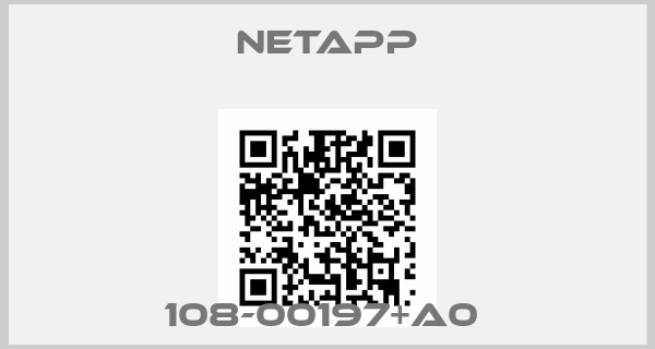 NetApp-108-00197+A0 