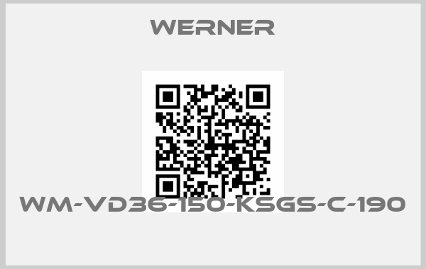 Werner-WM-VD36-150-KSGS-C-190 