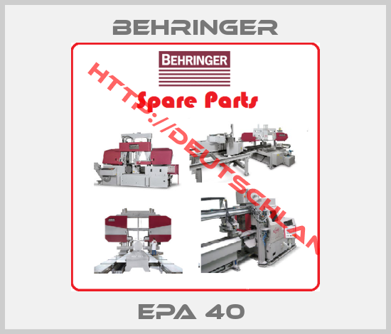 Behringer-EPA 40 