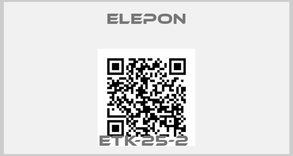 Elepon-ETK-25-2 