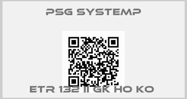 PSG SYSTEMP-ETR 132 II GK HO KO 