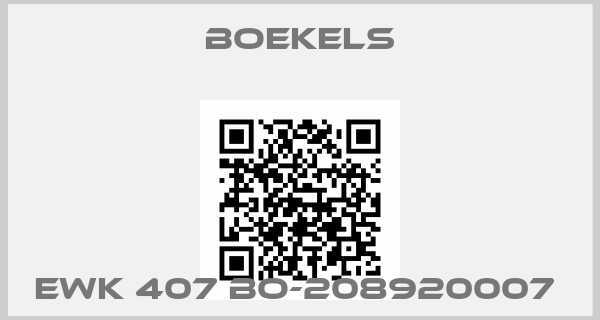 BOEKELS-EWK 407 BO-208920007 