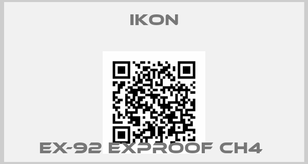 Ikon-EX-92 EXPROOF CH4 