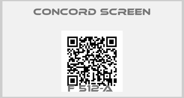 Concord Screen-F 512-A 