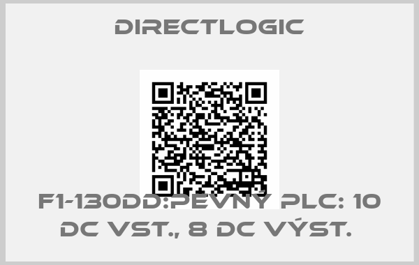 DirectLogic-F1-130DD:PEVNÝ PLC: 10 DC VST., 8 DC VÝST. 