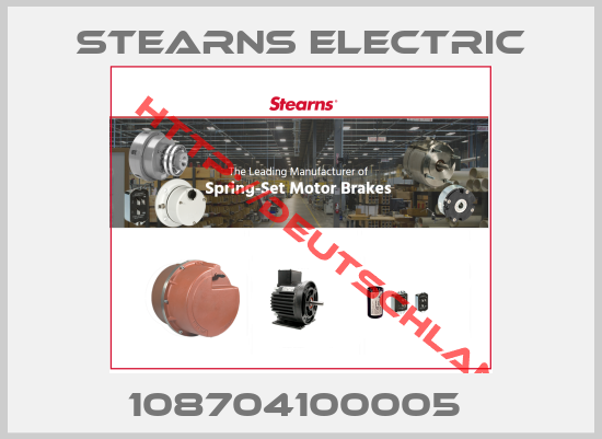 Stearns Electric-108704100005 