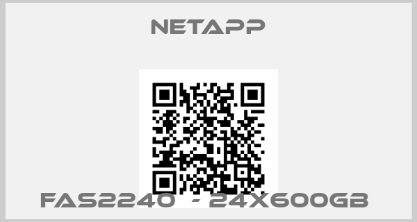 NetApp-FAS2240  - 24X600GB 