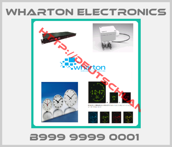 Wharton Electronics-B999 9999 0001 