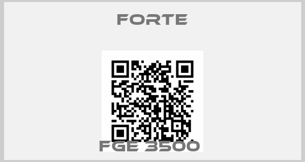 Forte-FGE 3500 