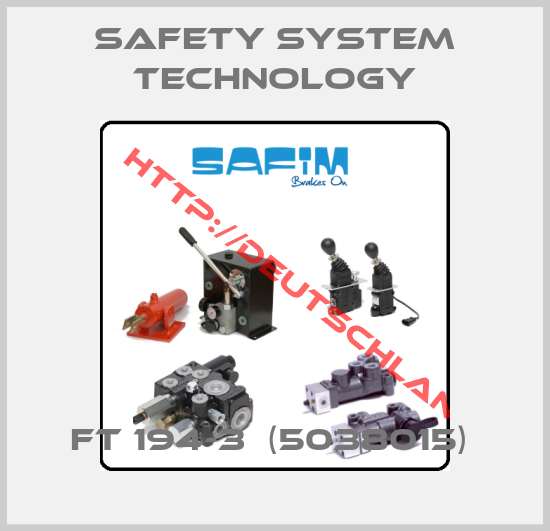 Safety System Technology-FT 194-3  (5038015) 