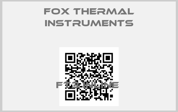 Fox Thermal Instruments-FT3 INLINE 