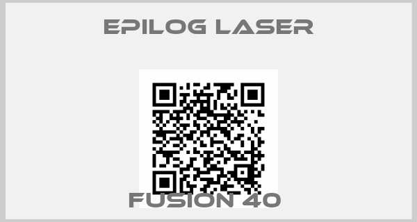 Epilog Laser-FUSION 40 