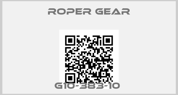 Roper gear-G10-383-10 