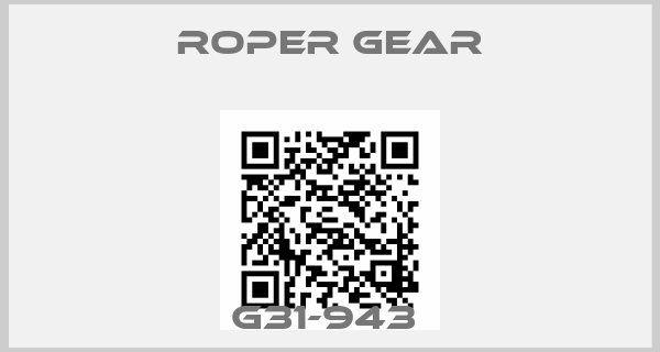 Roper gear-G31-943 