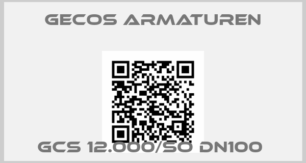 Gecos Armaturen-GCS 12.000/SO DN100 