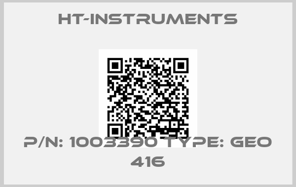 HT-Instruments-P/N: 1003390 Type: GEO 416
