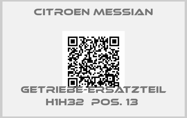 CITROEN MESSIAN-Getriebe-Ersatzteil H1H32  Pos. 13 