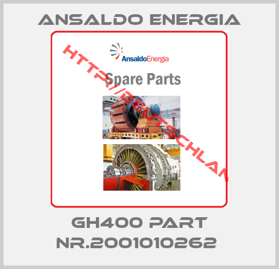ANSALDO ENERGIA-GH400 PART NR.2001010262 