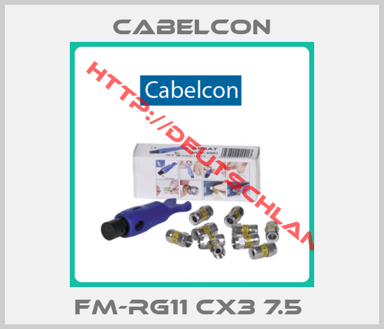 Cabelcon-FM-RG11 CX3 7.5 