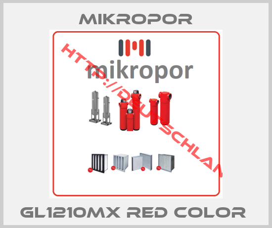 Mikropor-GL1210MX red color 