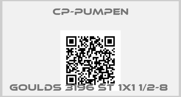 Cp-Pumpen-GOULDS 3196 ST 1X1 1/2-8 