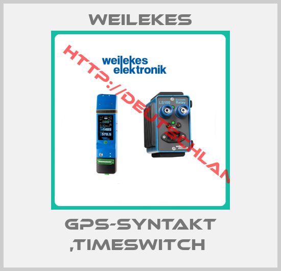 Weilekes-GPS-SYNTAKT ,TIMESWITCH 
