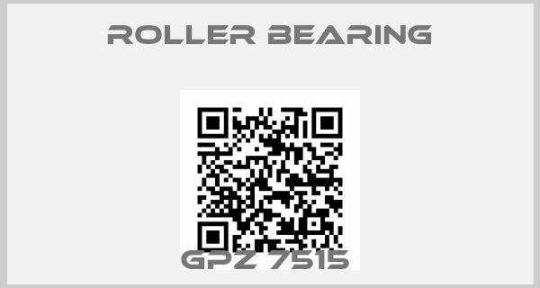 Roller Bearing-GPZ 7515 