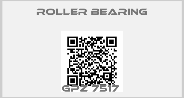 Roller Bearing-GPZ 7517 