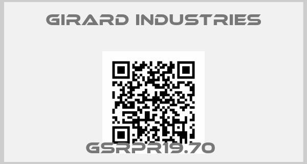 Girard Industries-GSRPR19.70 