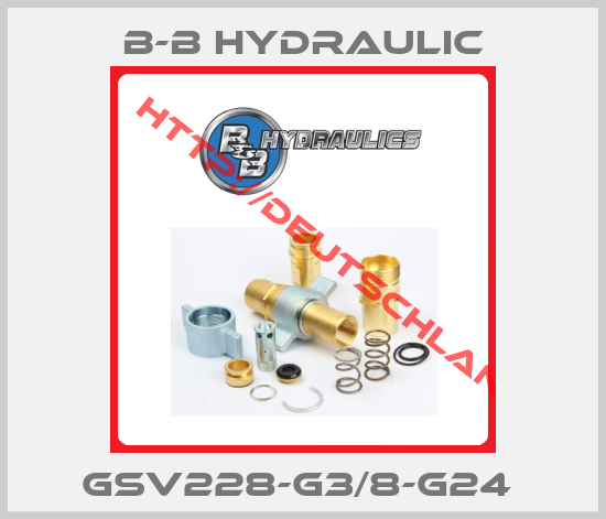 B-B Hydraulic-GSV228-G3/8-G24 