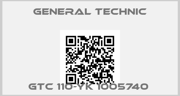 General Technic-GTC 110-YK 1005740 