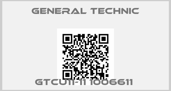 General Technic-GTCU11-11 1006611 
