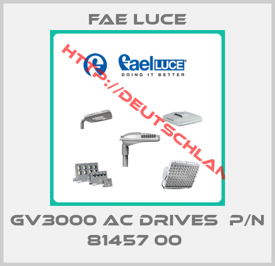 FAE LUCE-GV3000 AC DRIVES  P/N 81457 00 