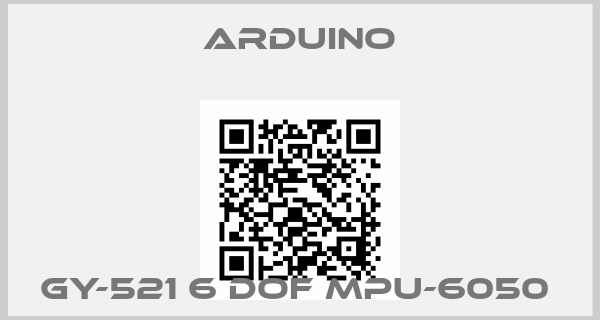 Arduino-GY-521 6 DOF MPU-6050 