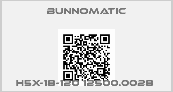 Bunnomatic-H5X-18-120 12500.0028 