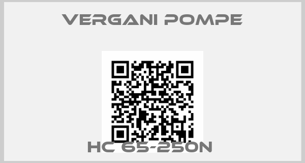 Vergani Pompe-HC 65-250N 