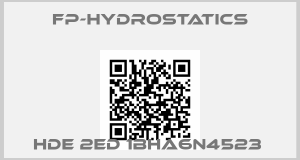 FP-Hydrostatics-HDE 2ED 1BHA6N4523 