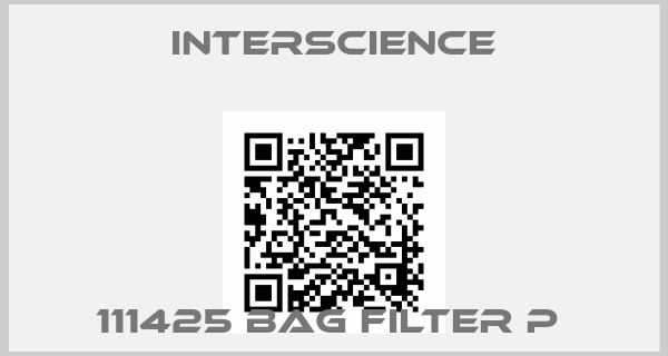 Interscience-111425 BAG FILTER P 