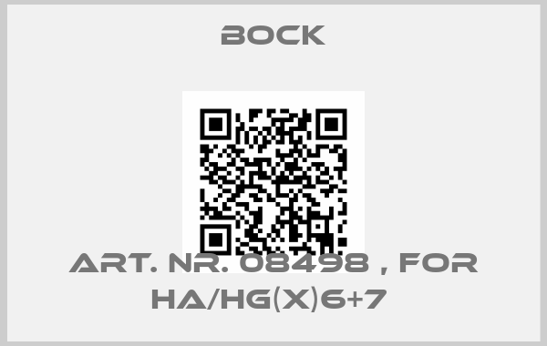 Bock-Art. Nr. 08498 , for HA/HG(X)6+7 