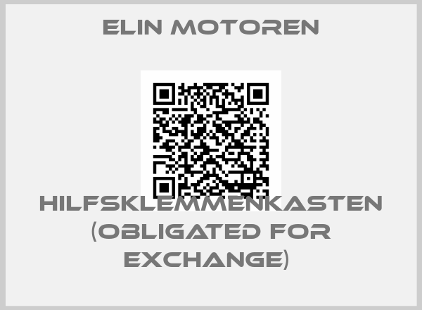 Elin Motoren-HILFSKLEMMENKASTEN (OBLIGATED FOR EXCHANGE) 