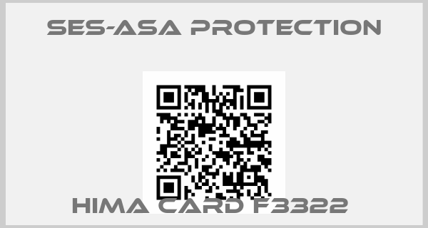 Ses-Asa Protection-HIMA CARD F3322 